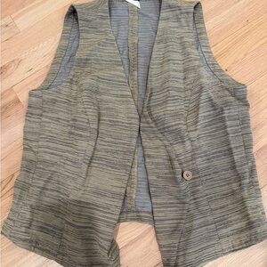 Georgio Armani Small Striped Sleeveless Vest